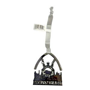 Harry Potter Welcome to Hogsmeade Silver Christmas Ornament Universal Studios